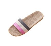 Generisch Shoes Women's 40 Black Slippers Briefs Beach Slip Casual Indoor Home Wear on Women's Shoes Women's Shoes Orthopaedic Shoes Women Summer, gray, 2/2.5 UK