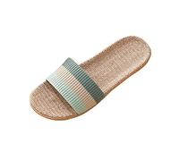 Generisch Shoes Women's 40 Black Slippers Briefs Beach Slip Casual Indoor Home Wear on Women's Shoes Women's Shoes Orthopaedic Shoes Women Summer, Green, 5 UK
