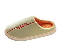 Generisch Shoes Women's 42 Four Seasons Cute Slippers for Non-Slip Fpir Season Fabric Cotton Colourful Slippers Shoes Women's Trainers with Wedge Heel, Green, 8.5 UK