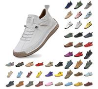 Generisch Shoes Women's Orthopaedic Trainers Comfortable Pain Free Leather Shoes Breathable Waterproof Running Shoes Supportive Barefoot Leisure Shoes Lightweight Sports Shoes Non-Slip Soft Outdoor, 3