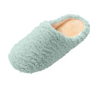 Generisch Shoes Women's Red Japanese Spring Winter Couple Mute Soft Bottom Slippers Men Women Wooden Floor Non-Slip Quiet Cotton Slippers Women's Business Shoes, Green, 12 UK