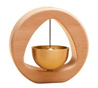 Generisch Shop Owner Bell - Copper 7.7 x 2.5 x 7.5 cm | Wind Chime | Magnetic , Decorative Bell for Home, Shop, Office, Door, Entrance, Wall Hanging, Garden, Patio, Indoor