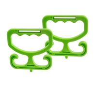 Generisch Shopping Bags Carry Handle, Pack of 2, Comfortable Ergonomic Handle, Handle Holder for Shopping Bags, Holds up to 45 kg per Piece, for Shopping Trolley, Rubbish, Delivery, Food