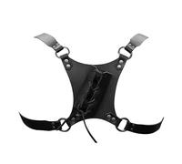 Generisch Shoulder Holster for Men - Vintage PU Leather Design, Fashion Chest Strap for Stage Performances | Gothic Renaissance Holster for Halloween Cosplay Festival Photo