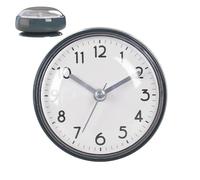 Generisch Shower Clock, Suction Cup Alarm Clock with Easy to Read , 7.5 cm Suction Cup, Small for the Bathroom, for Home, Office, Bedroom, Living Room, Kitchen, Mirror and Fridge