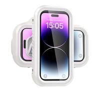 Generisch Shower Phone Holder, Rotating Wall Mount Holder, Phone Holder Shower, Waterproof Highly Sensitive Mobile Phone Stand for Bathroom Mirror, Bathtub, Kitchen, Swimming Pools