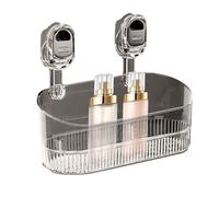 Generisch Shower Shelf with Suction Cup, Shower Shelf with Suction Cup - Bathroom Storage Box with No Drilling - No Drill Corner Wall Shelf Floor Drain for Dorm Sink