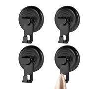 Generisch Shower Suction Hooks, Bathroom Suction Hooks, Heavy Duty Sauct Cup Hooks, 4 x Waterproof without Separation Memory, Towel Bathroom Accessories, Key Holder