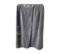 Generisch Shower Wrap - Soft Adjustable Spa Robe, Lightweight Quick-Drying Terry Cloth | Bath Wraps After | Sauna Skirt with Elastic Waistband for Vacation Beach Gym Hotel Honeymoon Relaxing