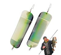 Generisch Side Containers Boards for Fishing, 28 cm Lure Diving Board, Reflective Sea Loon Planner Boards, UV Double Sided Stickers, Fishing Tool for Sea Fishing Bait