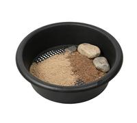 Generisch Sieve Pan, Stackable Stainless Pellet Sieve Mat, Gold Washing Tool, for Pot Plants, Gold Search, Sieving, Pellets, Rock, Soil, Soil, Horticulture