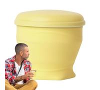 Generisch Silicone Cup | 180 ml Travel Mug with Lid and Carry Strap, Reusable Cup for Coffee Juice Cold Drinks Kitchen Outdoor Picnic