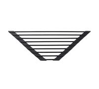Generisch Silicone Dish Drainer - Triangular Fully Coated Design | Lightweight Foldable Sink Shelf | Kitchen Drainer for Corner, Non-Slip Drying Mat, Rustproof, Silicone Iron, 40.8 cm