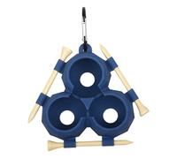 Generisch Silicone Golf Ball Holder, Silicone Golf Ball Cover - Soft Silicone Protective Cover for 3 Balls - Golf Ball Protector Carrier, Portable Golf Accessories for Golf Ball Storage, blue, see