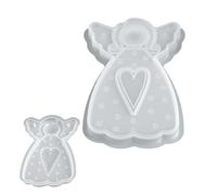 Generisch Silicone Mould | Christmas Silicone Cement Mould - Hanging Ornaments Concrete Shapes | For Theme Events Workshops Crafts At Home Art Teachers Craft Enthusiasts Jewellery Manufacturers
