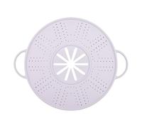 Generisch Silicone Splash Guard - Steamer Insert | Foldable Kitchen Strainer, for 25-30 cm Diameter, Heat-Resistant Pan Cover for Kitchen Cooking & Baking, Kitchen Strainer & Steamer, Pack of 1