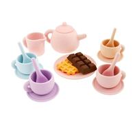 Generisch Silicone Tea Set - Tea Set for Children , Play Set with Toy Cup, Interactive Role Play Kitchen Accessories for Girls, Nursery, Playroom, Preschool