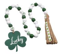 Generisch Simple Leather Bracelet Women's Graduated Tray Decor, Tassel Bead Decor, Pendants, Ornaments, Garland, Leaf Rosary, Household Rope Bohemian Bracelet For, one size, Wood, No Gemstone