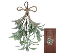 Generisch Simulated Mistletoe, Frosted Faux Cedar Spray, Festive Mistletoe Garland, Artificial Branches for Christmas Tree, Crafts, Holidays
