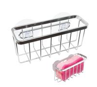 Generisch Sink Sponge Holder - Rustproof Stainless Steel with Suction Cup - Tea Towel Holder for Home, Motorhome, Cabinet, Corner, Indoor, Hotel, Restaurant, Cooking