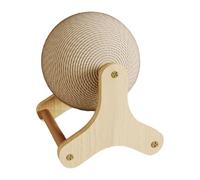 Generisch Sisal Cat Crocker Ball, Wear-resistant Cat Scratcher, Pet Scrubbing Stuff | Non-Shedding Cat Toy | Sisal Ball for Cats Pets Small Dogs Rabbits Scratching