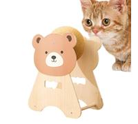 Generisch Sisal Scratching Ball, Non-Slip Sisal Interaction Toy - Scratching Ball for Cat , for Small, Medium and Large Cats - for Living Room, Bedroom and More