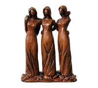 Generisch Sisters on my side decoration figure, friendship resin decoration, sisters figures, for home and apartment, bedroom, living room as well as