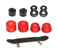 Generisch Skateboard Bearing Bushings Hard - Hard Replacement Parts with Pivot Cups | Bushings Set Trucks | Bushings for Skateboards with Four Outdoor Skating Park Street Competition Trick Skating