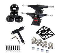 Generisch Skateboard Hardware Package - Truck Bearings Wheel Assembly Kit Smooth Running Spare Parts Complete Setup | Street Skateboarding Park Riding Freestyle Training Tricks Outdoor Recovery