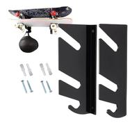 Generisch Skateboard Wall Mount - Secure Acrylic Display Hanger | Vertical and Horizontal Board Storage Rack | For Skateboards, Snowboards, Equipment Organization and Wall Display