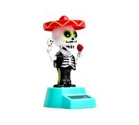 Generisch Skeleton Window Suncatcher - Solar Powered Dance Skeleton Figure | Shake Head Solar Skeleton Decoration for Car Dashboard, Home, Bedroom, Living Room, Office Decoration
