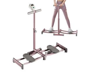 Generisch Ski Exercise Equipment with Real Time Counter, Exercise Equipment for Legs and Pelvic Floor, Cardio Fitness Equipment for Full Body Workout at Home