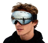 Generisch Ski goggles, UV protection and wide angle vision for the glasses, snowboard goggles that can be worn over the glasses - for winter sports, bicycle, teenagers, men, women and adults