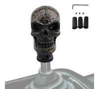 Generisch Skull Gear Knob, Manual Automatic Gear Knobs, Skull Shape, Horror Decoration, Vehicle Interior, Modification Accessories for Travel, Halloween, On the Go