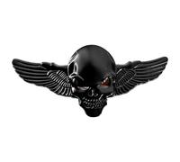 Generisch Skull Skeleton Angel Wings Car Sticker Three-Dimensional Vinyl Sticker for Car Angel Wing Skull Cartoon Art Truck Car Sticker for Motorcycles and Trucks