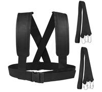 Generisch Sledge Pull Strap - 180G Fitness Belt, Resistance Training Belt | Speed Agility Chassis, Tyre Towing Belt for Power Sprint Conditioning Athletes, Strength Endurance Training Equipment