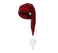 Generisch Sleep cap with bobble for men and women, blue and white night cap, sleepwalker, pointed hat, nightdress, Christmas costumes, fancy dress costumes