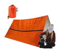 Generisch Sleeping Bags for Survival, Portable Thermal Sleeping Bag, Waterproof Bag, Aluminium Foil Sleeping Bag, Compact, Lightweight Outdoor Accessories, Portable Survival Protection for