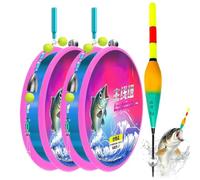 Generisch Sliding Fishing Float Set - 5 Piece Automatic Stopper, Colour Changing Float System, Black Bass Line Sea River Fishing Tackle Outdoor Water Activities