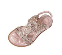 Generisch Slippers 31 Sandals Rhinestone Slingback Sandals Sandals Elastic Ankle Strap Casual Bohemian Beach Shoes Children's Shoes Summer Boys, PK1., 10.5 UK Child