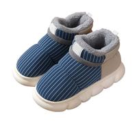 Generisch Slippers Women Men Winter Warm Plush Slippers Soft Comfortable Felt Slippers - Adult Slippers with Rubber Sole, Washable Dad Slippers, Large A02