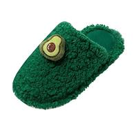 Generisch Slippers Women's/Kids Four Seasons Cute Slippers for Non-Slip Fpir Season Fabric Cotton Colourful Slippers Camouflage Women Shoes, Army Green, 7 UK