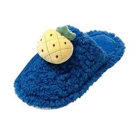 Generisch Slippers Women's/Kids Four Seasons Cute Slippers for Non-Slip Fpir Season Fabric Cotton Colourful Slippers Camouflage Women Shoes, blue, 8.5 UK
