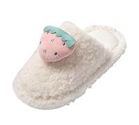 Generisch Slippers Women's/Kids Four Seasons Cute Slippers for Non-Slip Fpir Season Fabric Cotton Colourful Slippers Camouflage Women Shoes, White, 7 UK