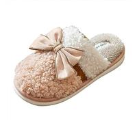 Generisch Slippers Women's Summer Four Seasons Cute Slippers for Non-Slip, Fpir Season Fabric, Cotton, Colourful, pink, 5 UK