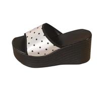 Generisch Slippers Women's Summer Slippers Platform Wedge Heel Orthopaedic Non-Slip Slippers Flip Flops Toe Separator Beach Shoes Bathing Shoes Comfort Clogs Slippers for City Trip, Everyday Shoes