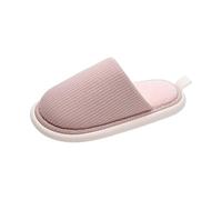 Generisch Slippers Women's Warm Slippers Women's Winter Closed Front Flat House Slippers Cuddly Winter Slippers Plain Home Shoes Non-Slip Slippers Comfortable Slippers, pink, 7 UK