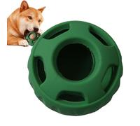 Generisch Slow Feeder Ball | Treats Leaking Ball Pet Food Toy | Interactive Reusable Silicone Snack Game for Teeth Cleaning and Entertainment