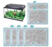 Generisch Small Aquarium Filter Cartridge, Pack of 6 Replacement Parts - Filter Replacement for Aquarium | For Maintenance of Water Clarity and Filtering