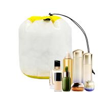 Generisch Small Bags with Drawstring, Camping Accessories Storage Set - Small Waterproof Storage Bags for Sports, Gym, Travel, Camping, Holiday, Baby Room, Moving, Business Trip, yellow, see